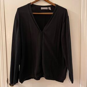Liz Claiborne Black Knit Cardigan